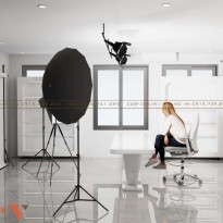 Thiết kế phòng livestreams trang sức hiện đại chỉ 20m2